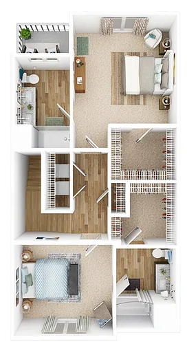 Floor plan T1 - Townhome