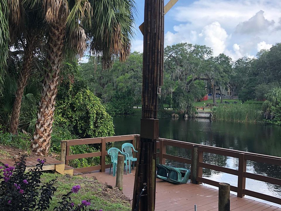 dock on the Hillsborough River launch the canoes and hit Rick's on the River.