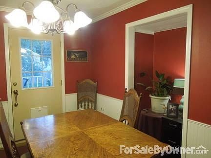 Dining Room with Alcove
						:
						Dining Room with special little alcove feature.
