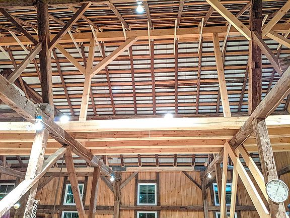 Renovated post and beam barn