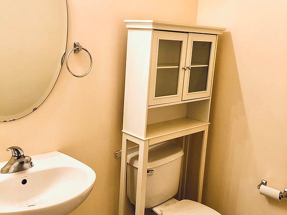 First floor powder room