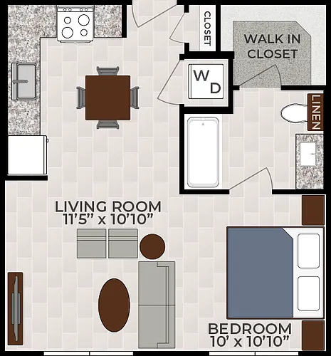 Floor plan Studio