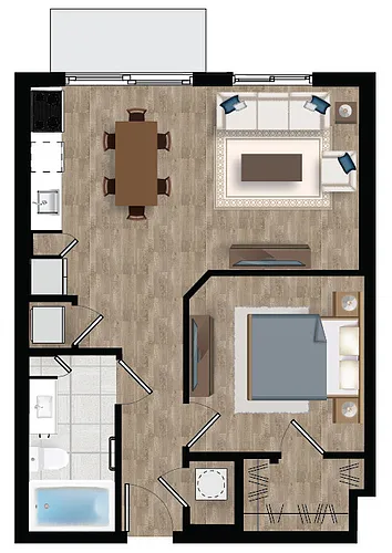 Floor plan A1-A
