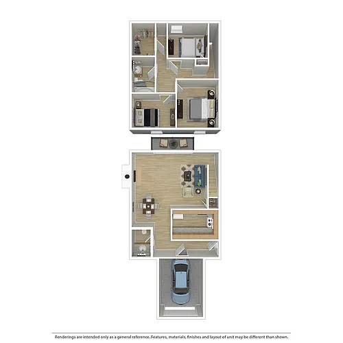 Floor plan 3 Bedroom _ 1.5 Bath
