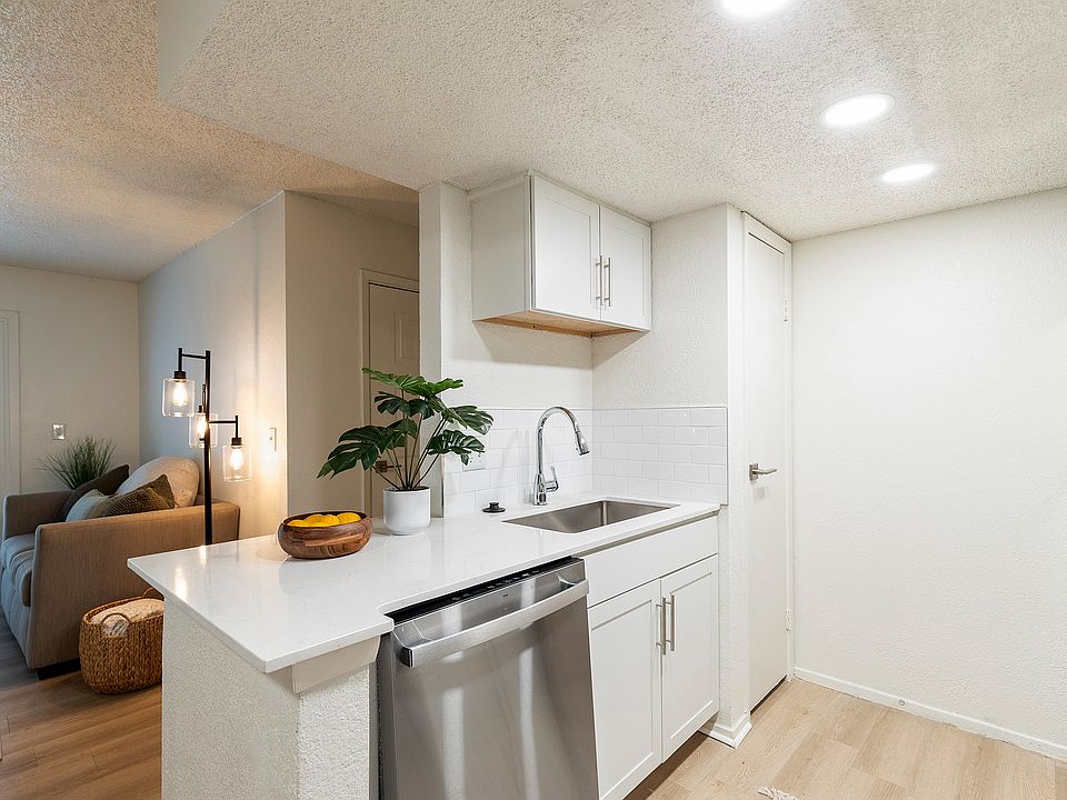 Kitchen into the living room