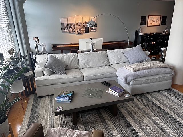 Great Room furnished partial view