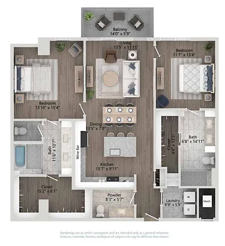 Floor plan B1