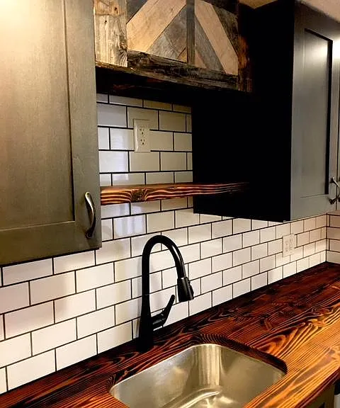 Reclaimed wood details