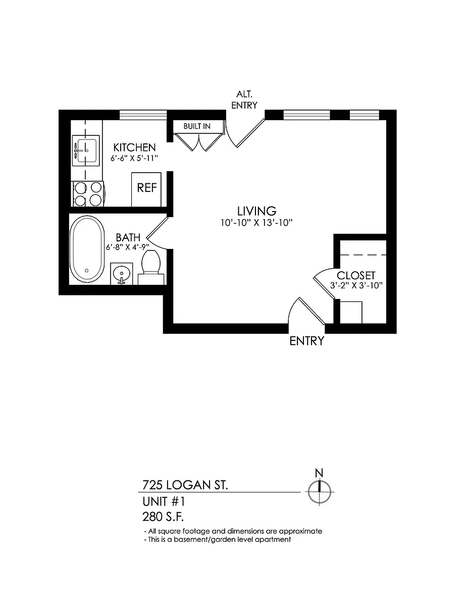 Floor plan Studios