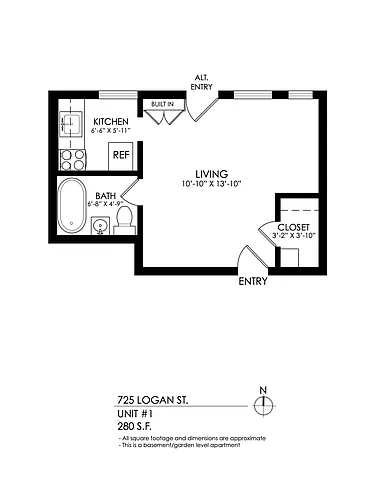 Floor plan Studios