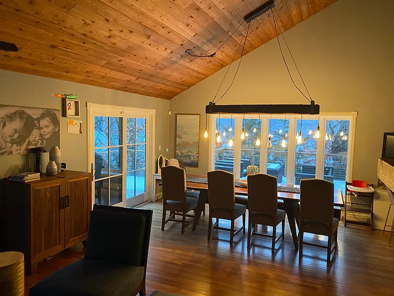 Dinning room from living room