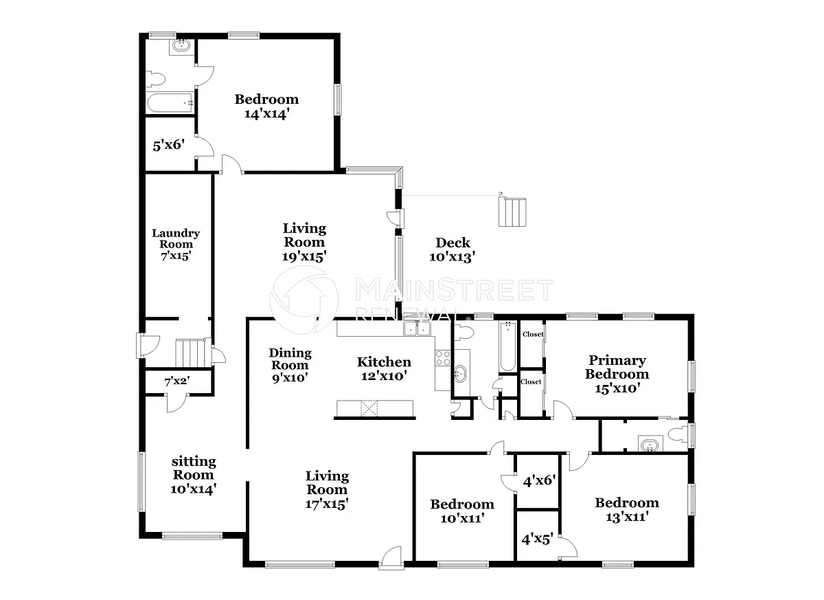 Floor Plan - 717 Bonnie Dr