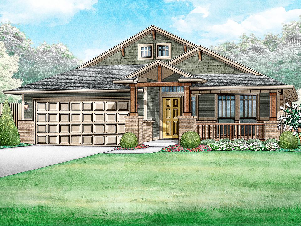 Kensington Craftsman - Elevation B