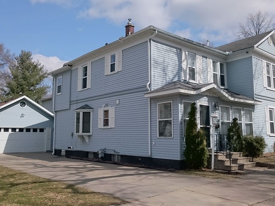 Side view of property