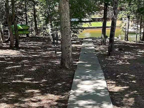 Cement walkway to dock