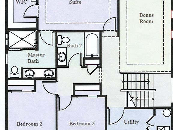 reversed image of main floor