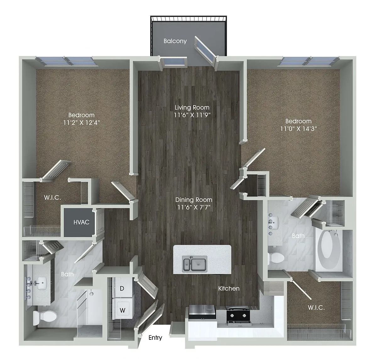Floor plan B1