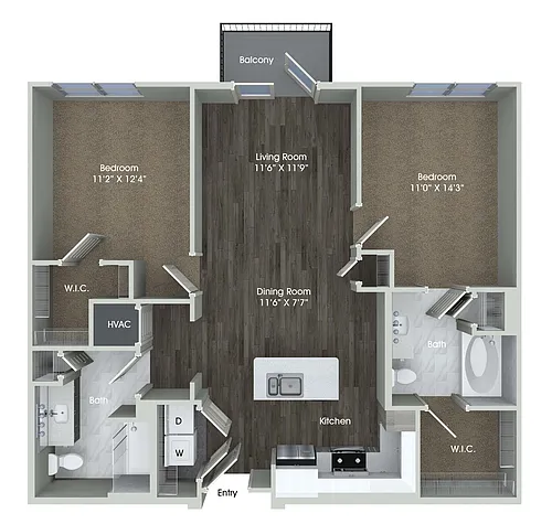Floor plan B1