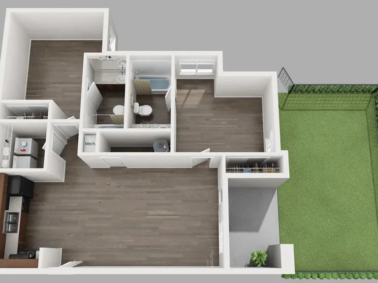 B3UF 2 Bedroom B3UF 2 Bedroom