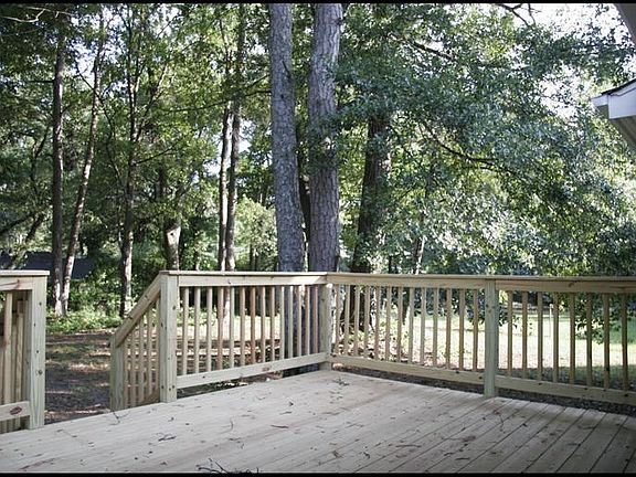 backyard with deck
