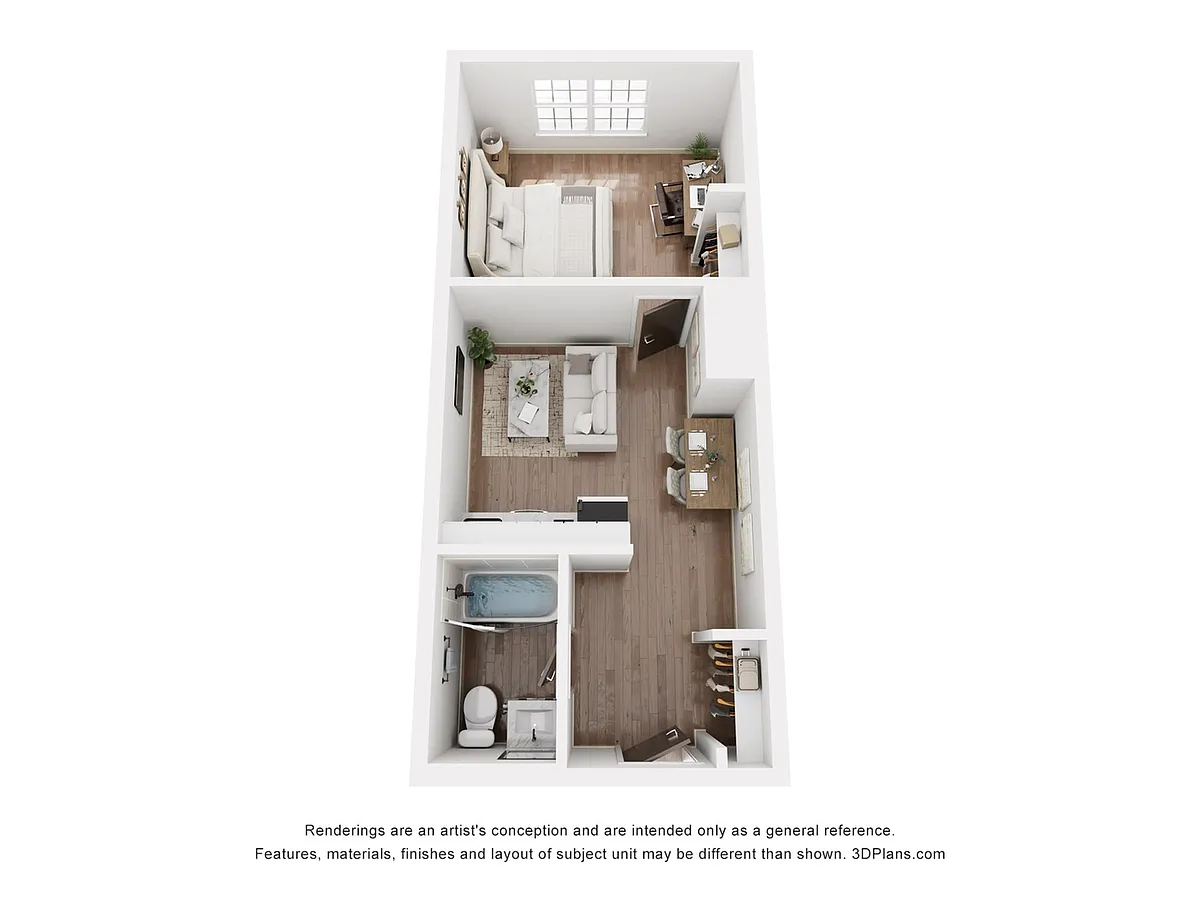 Floor plan One Bedroom
