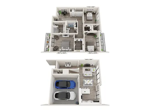 Floor plan B