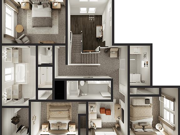 Plan S-260 Upper Floor