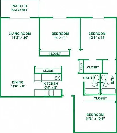 Glen Oak; Amazingly spacious 3 bedroom 2 bath apartment home. Glen Oak; Amazingly spacious 3 bedroom 2 bath apartment home.