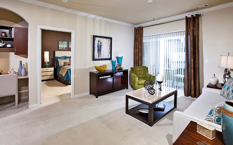 Open living area in classic home