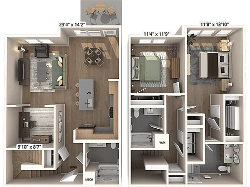 Floor plan B8-D-Signature