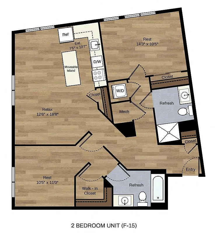 Floor plan F-15