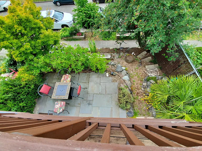 Patio and Gardening Area