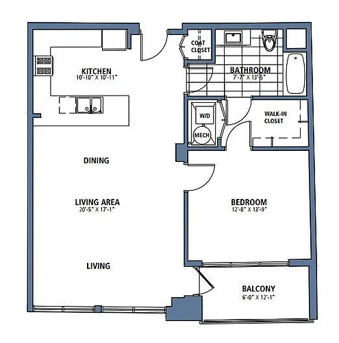 Floor plan A13