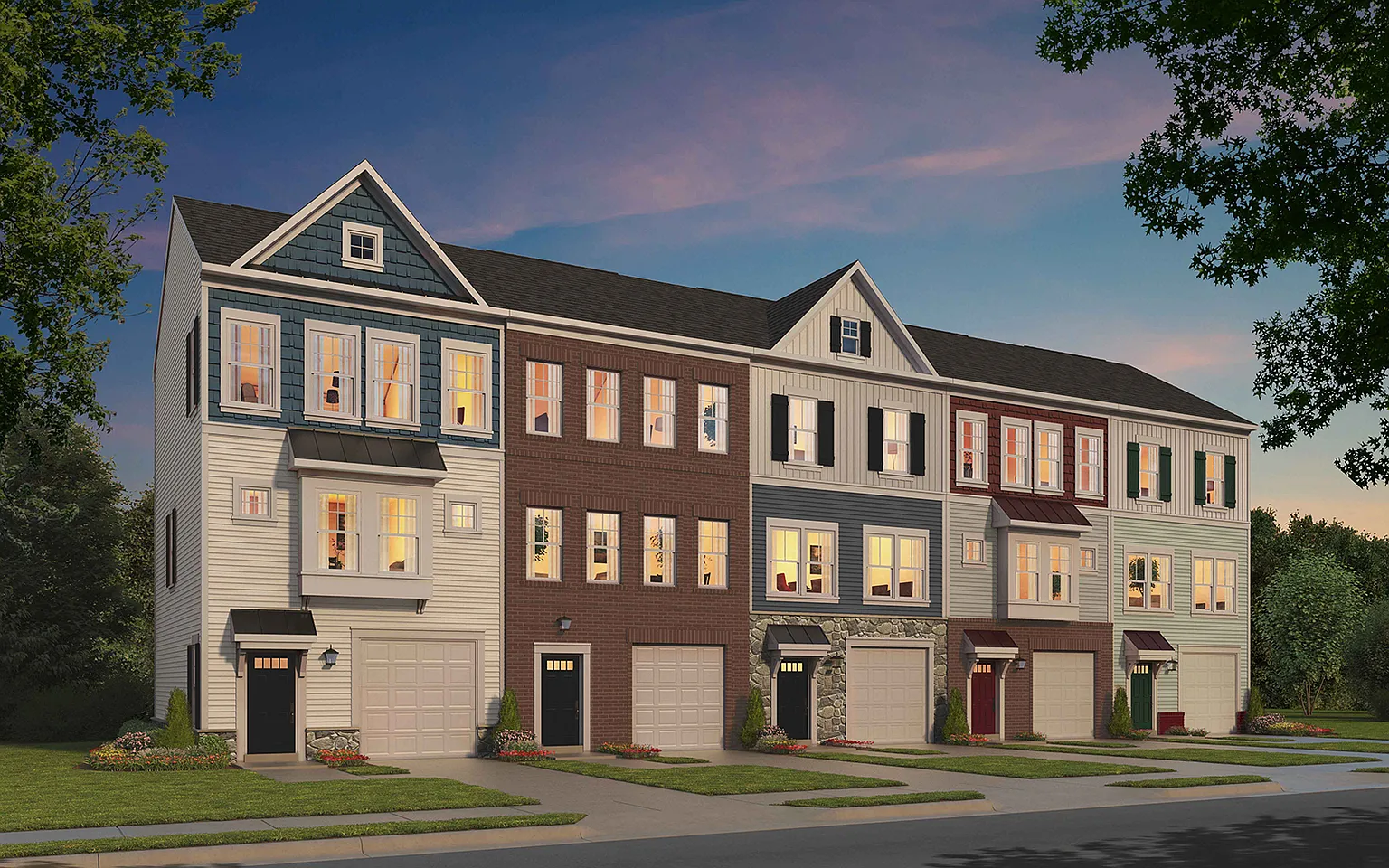 Skyline Plan, Townhome at Snowden Bridge photo 1