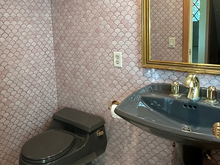 Half bath on first floor.