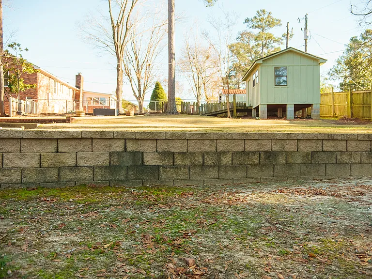 Street view of side yard