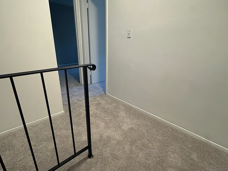 Upstairs Hall view to second and third bedrooms (shared full bath)