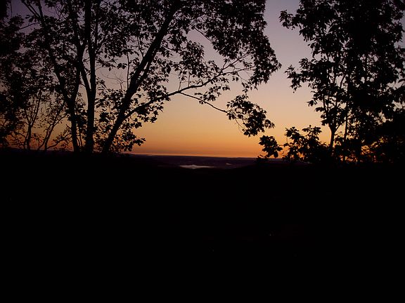 view at dawn