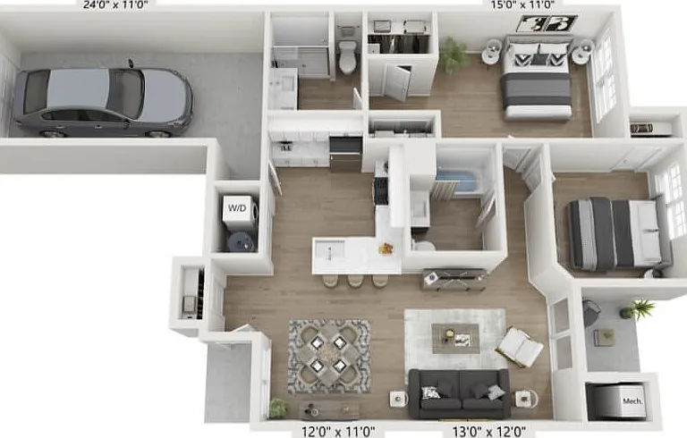 Kirby Village Apartments — Photo 10