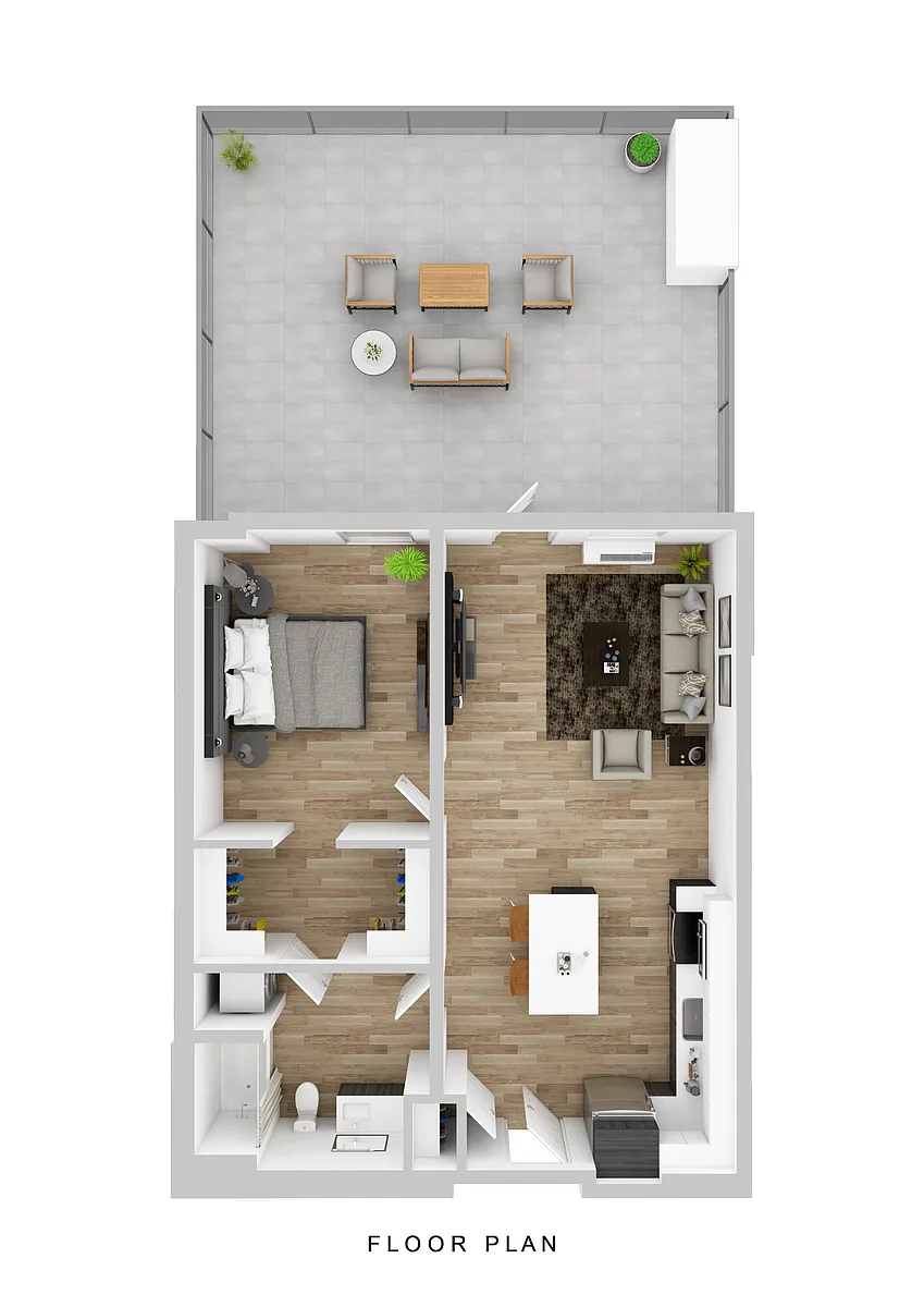 Floor plan Cascara - 1 Bed A