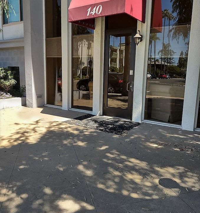 Front Door of Building from Walnut Ave, (always locked).