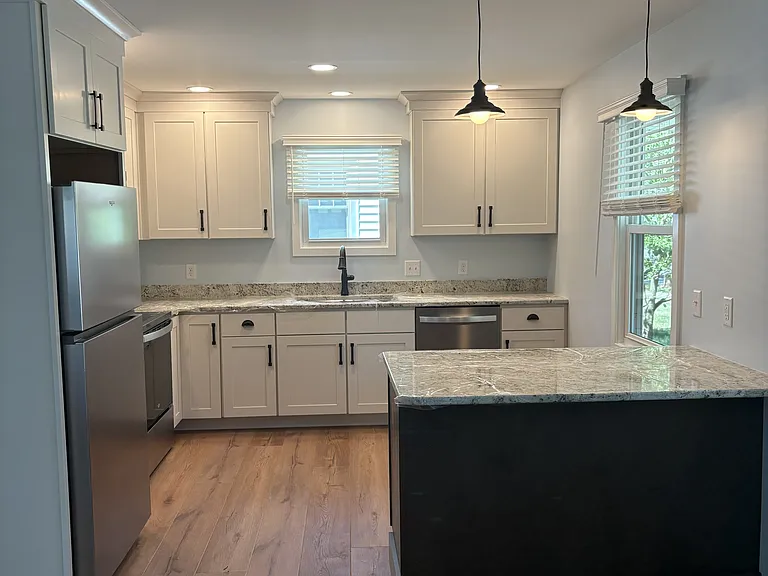 View of kitchen from the living room