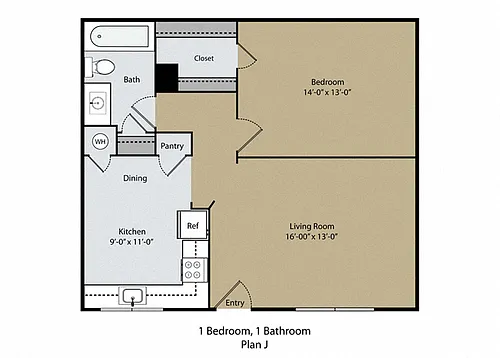 Floor plan J Plan