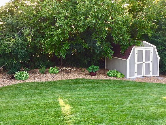 10 x 12 shed in back yard.