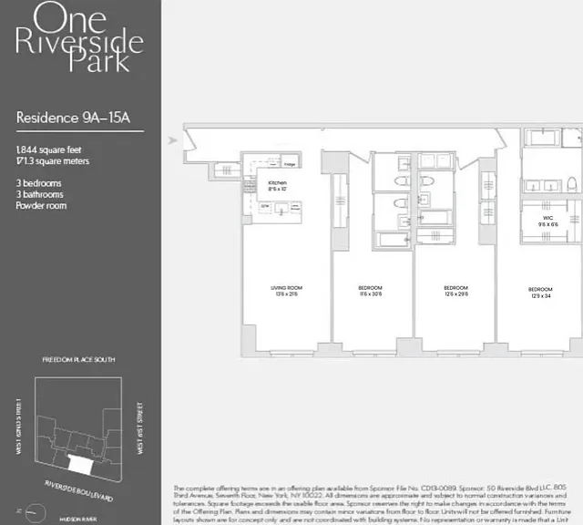 50 Riverside Blvd #12A — Photo 28