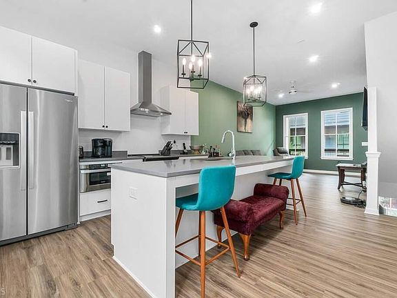 Living Area and Kitchen