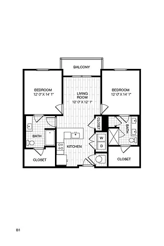 Floor plan B1