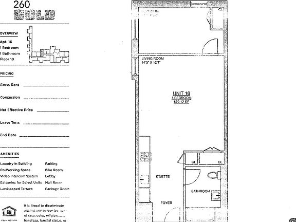 2nd image of 260 Gold St #1016