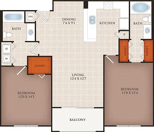 Floor plan B2A Barbados