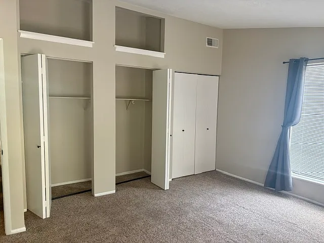 2nd Bedroom large closets with overhead space for additional storage